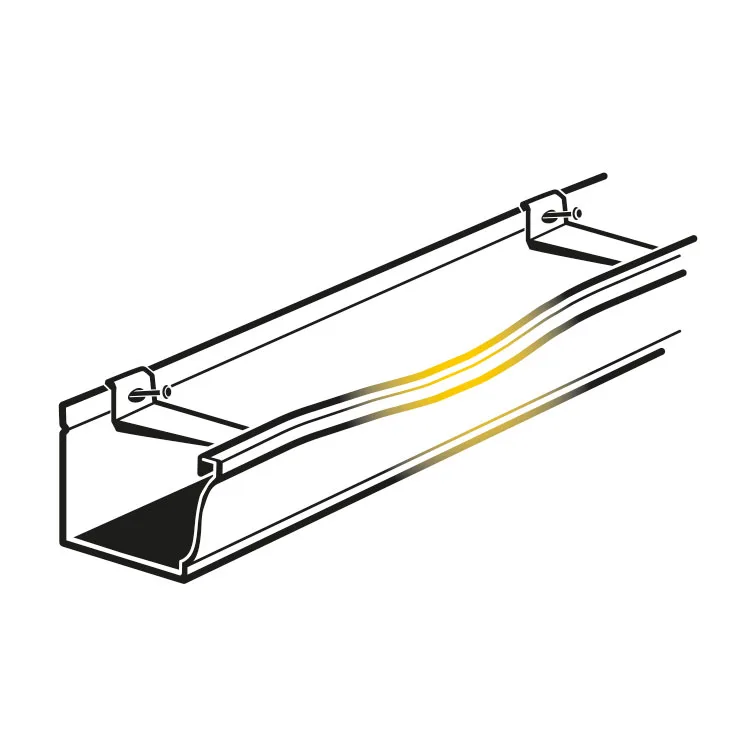 Diagram — spaced hangers and weak spots