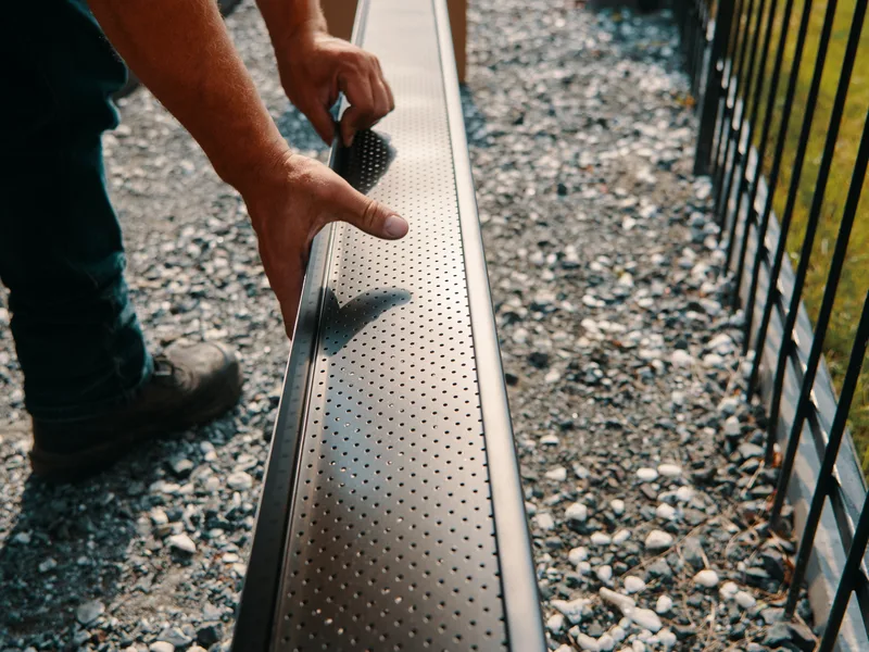 Alu-Rex continuous hanger protection installed — Gorgeous Gutter, Rochester, NY